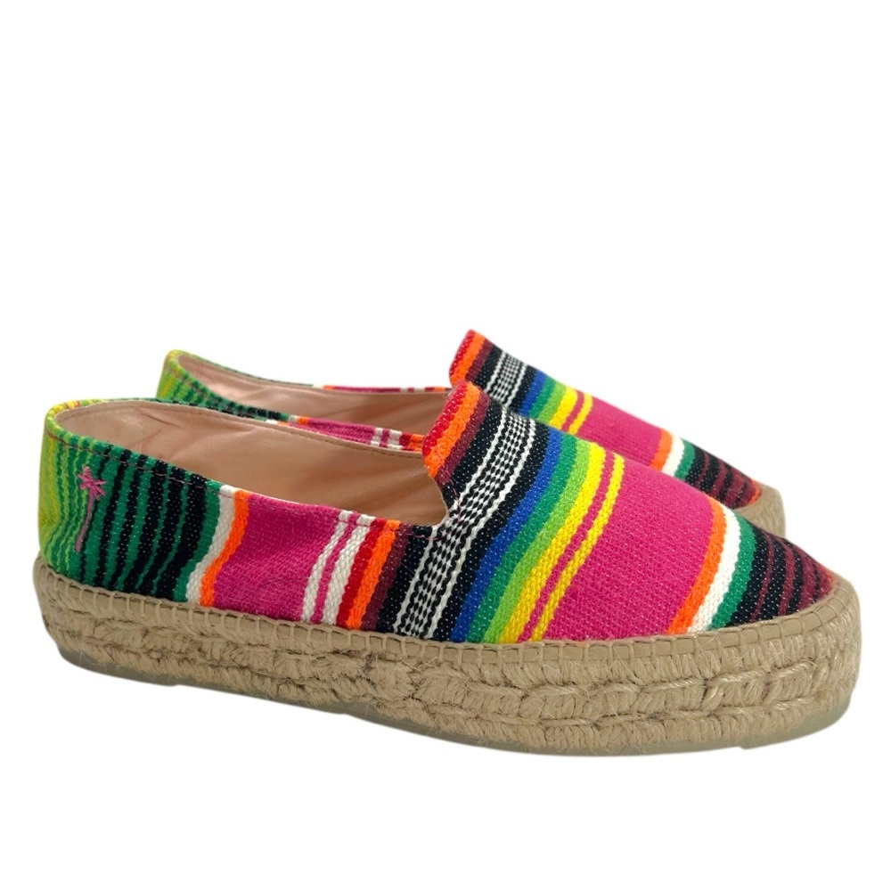 Tulum striped platform espadrilles - Multicolor - image 1